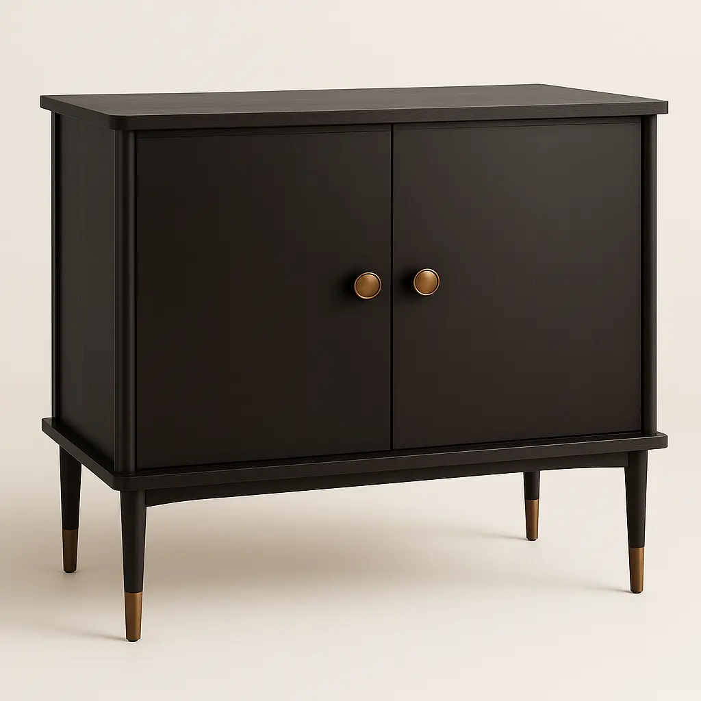 Albus Console with Smoked Glass