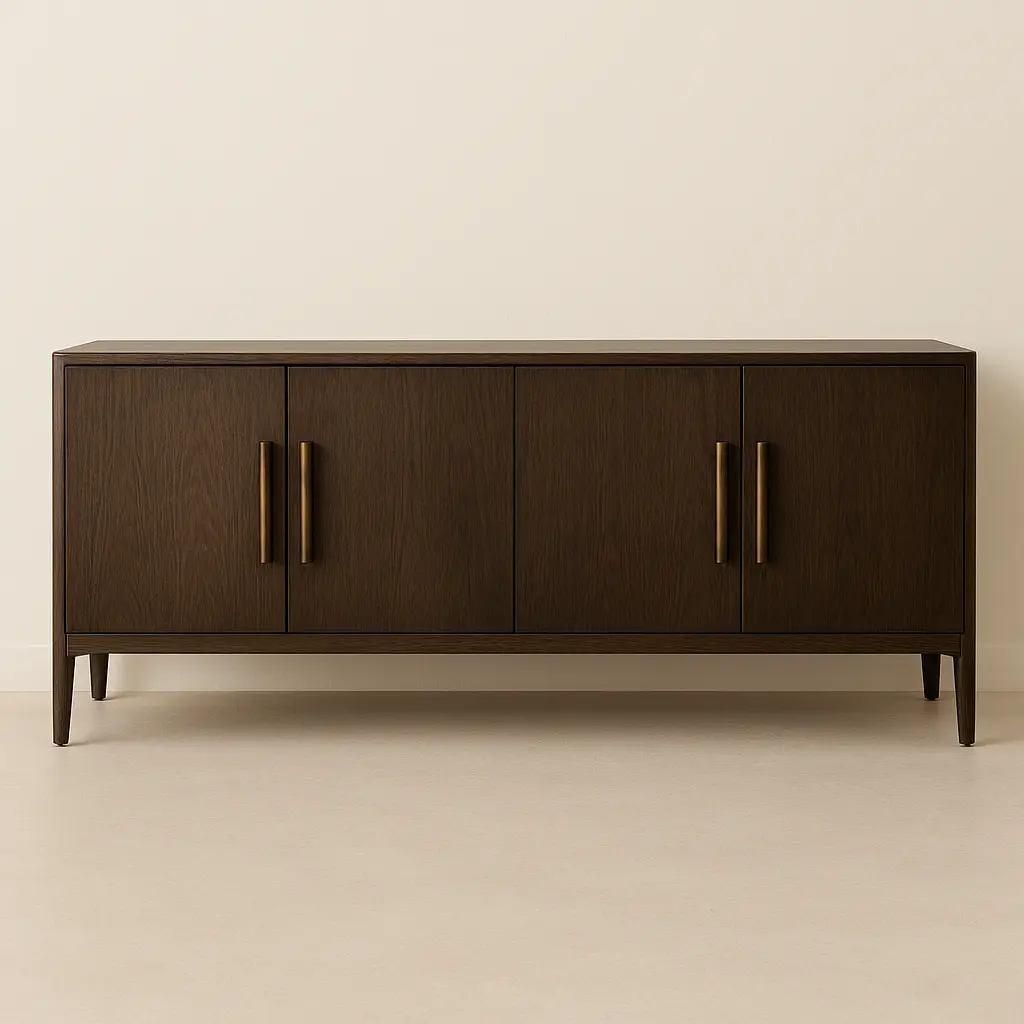 Sophia Console with Smoked Glass