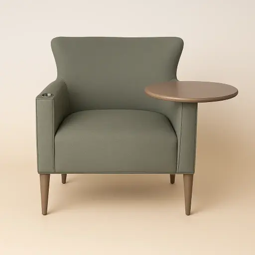 Meryl Theatre Chair (with cup holder - and tablet)
