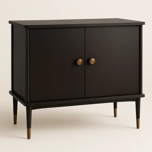 Albus Console with Smoked Glass